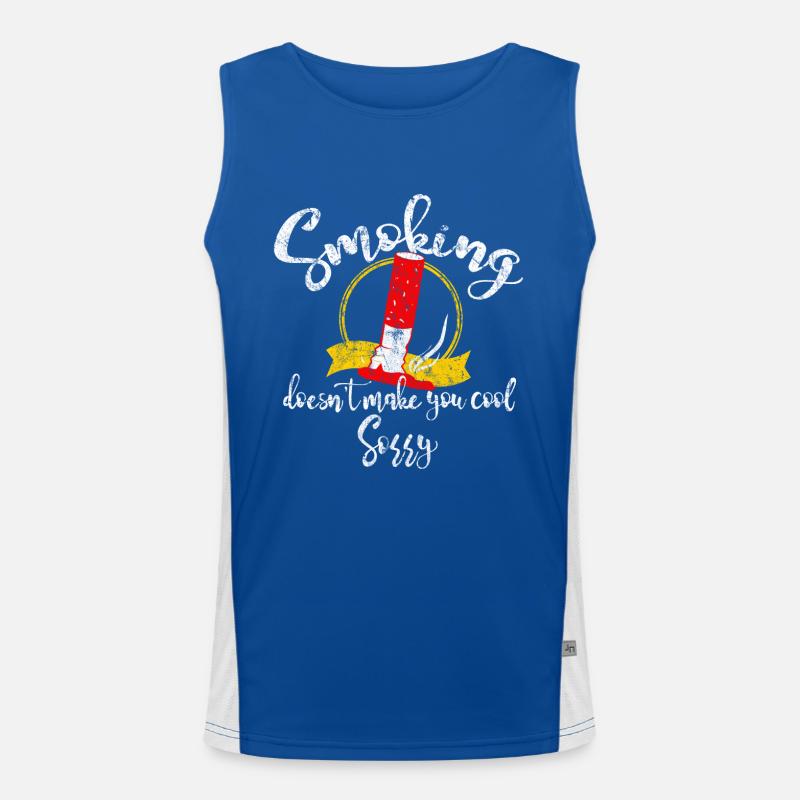 Zigarette Funktionelles Kontrast-Tank Top für Männer 