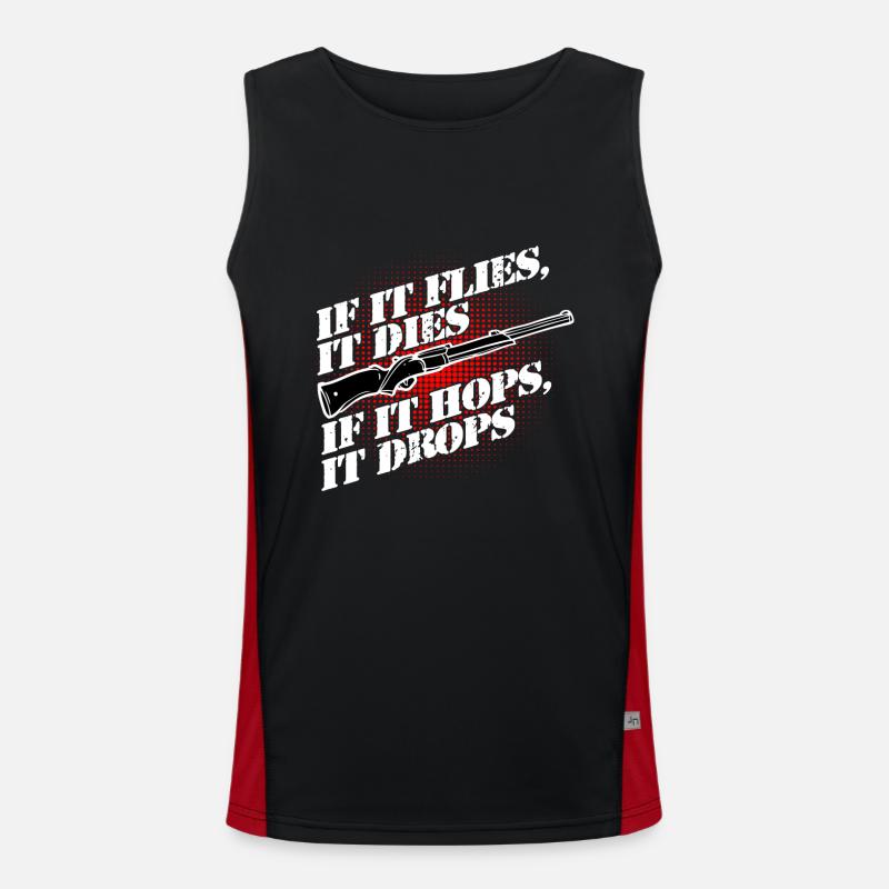 Jagen Funktionelles Kontrast-Tank Top für Männer 