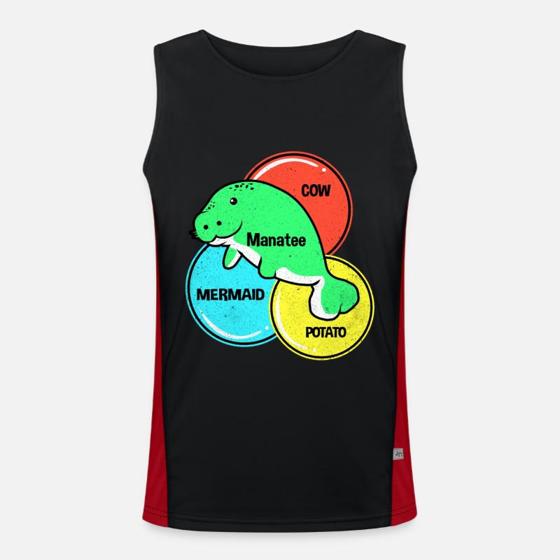 Manatee Men's Functional Contrast Tank Top 