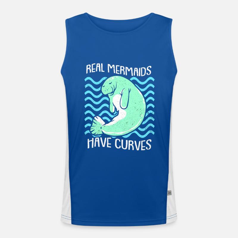Seekuh Funktionelles Kontrast-Tank Top für Männer 