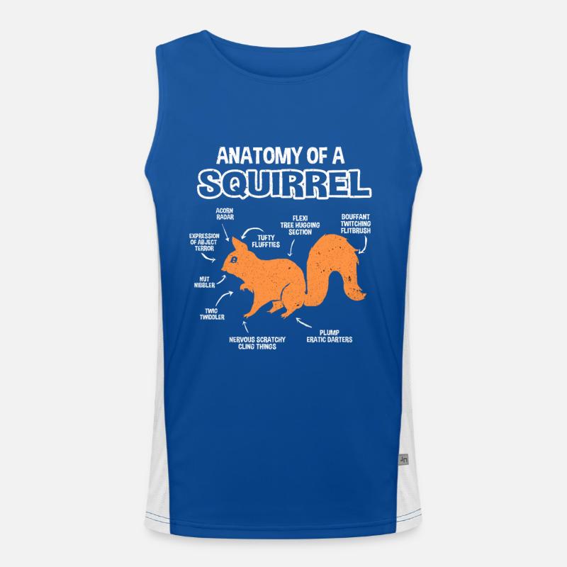 Squirrel Men's Functional Contrast Tank Top 