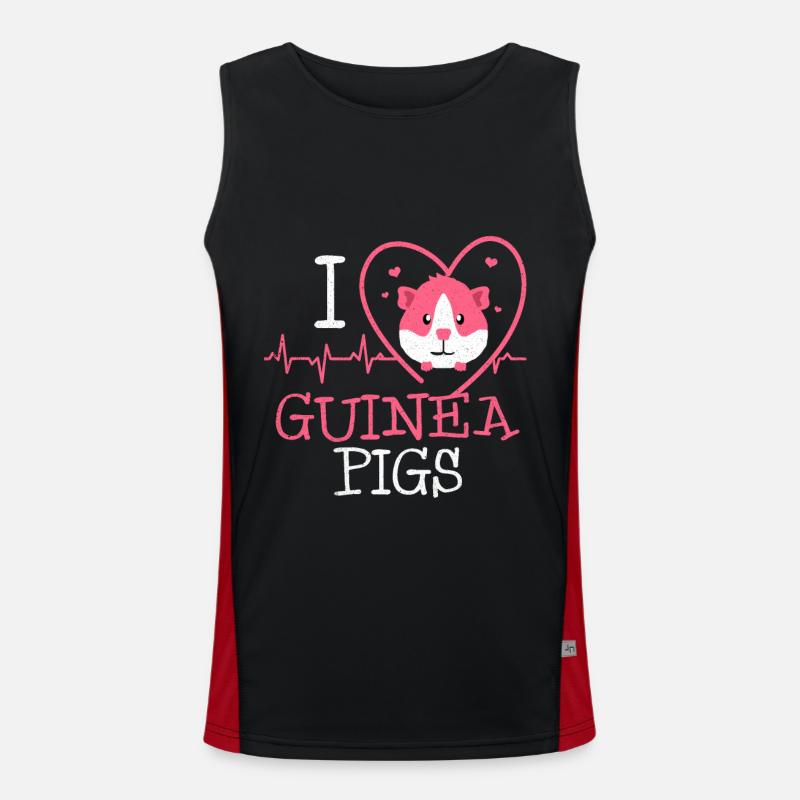 Guinea pig Men's Functional Contrast Tank Top 