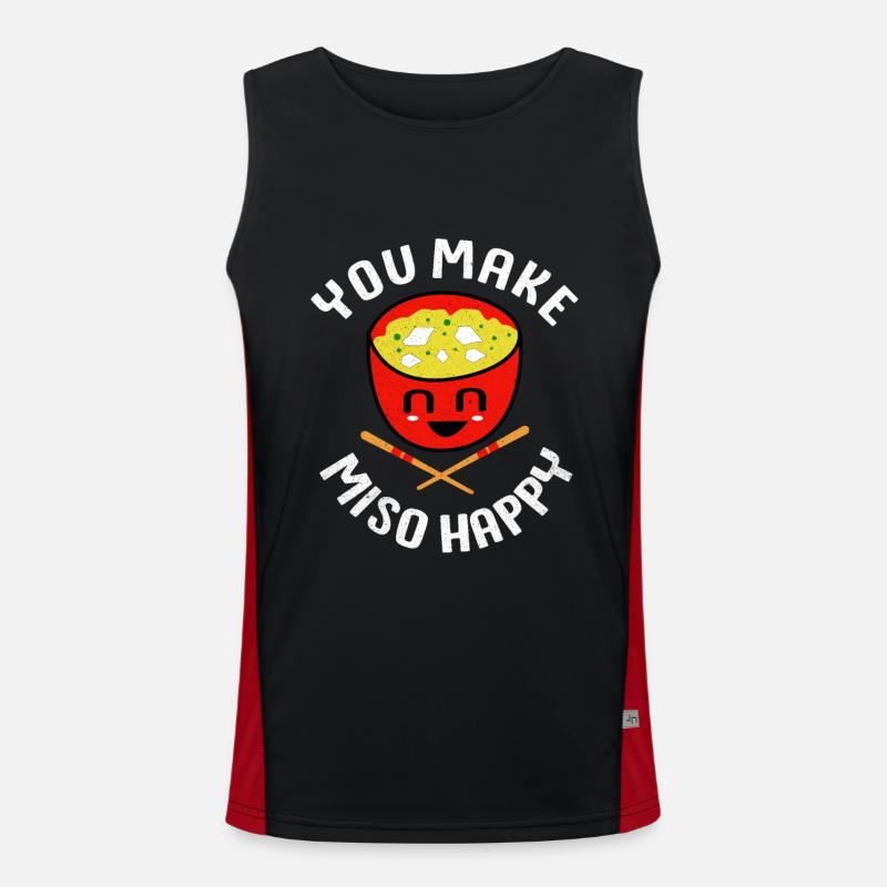 Sushi Men's Functional Contrast Tank Top 