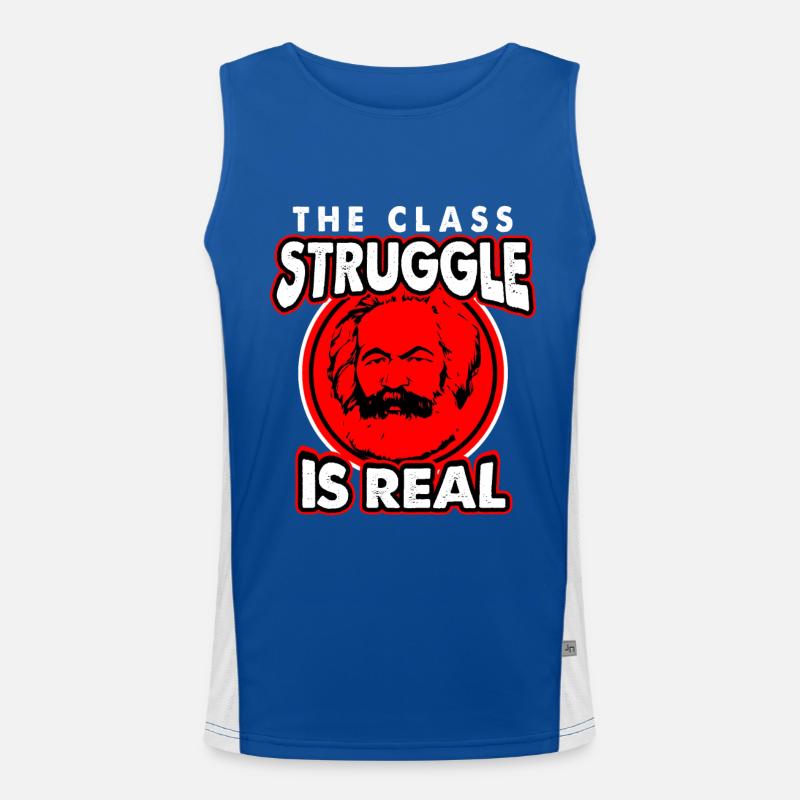 Communisme Lénine Marx Lutte des classes social Débardeur respirant contrasté Homme 