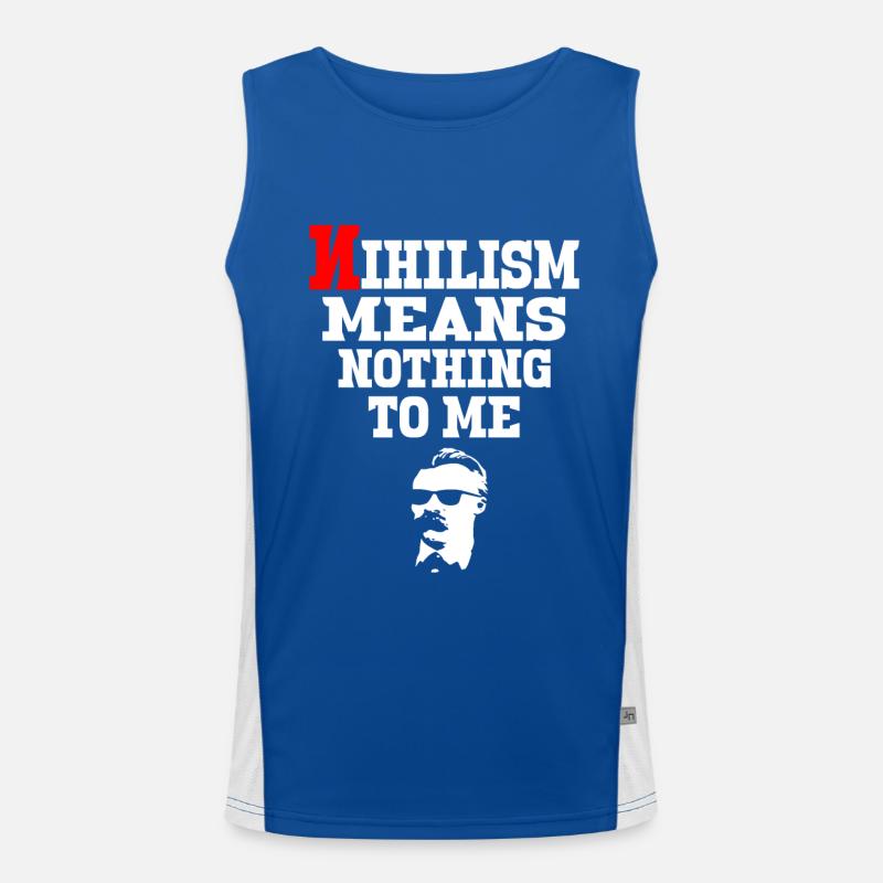 Communism Lenin Marx Class Struggle Social Men's Functional Contrast Tank Top 