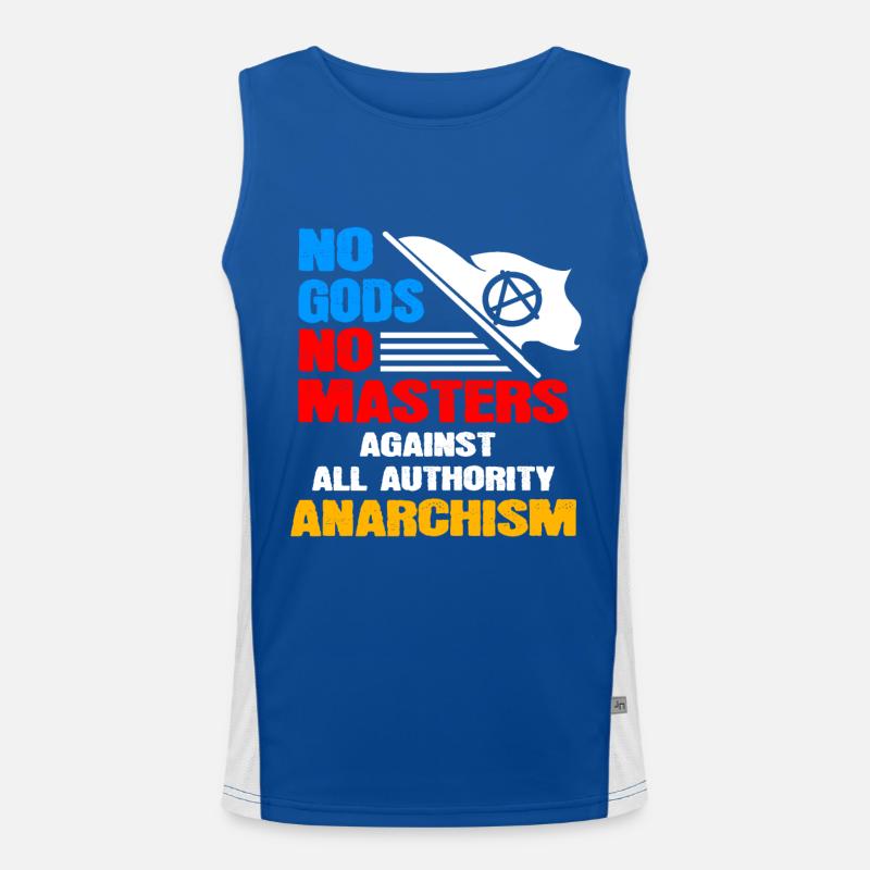 Communism Lenin Marx Class Struggle Social Men's Functional Contrast Tank Top 