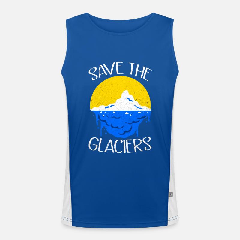 Glacier Men's Functional Contrast Tank Top 