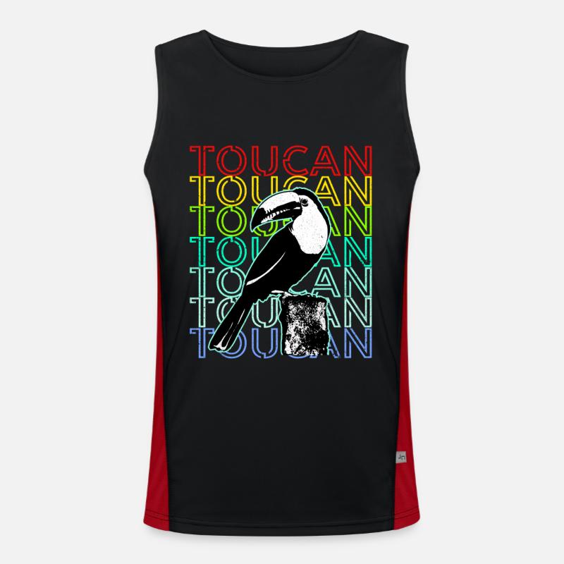 Toucan Men's Functional Contrast Tank Top 