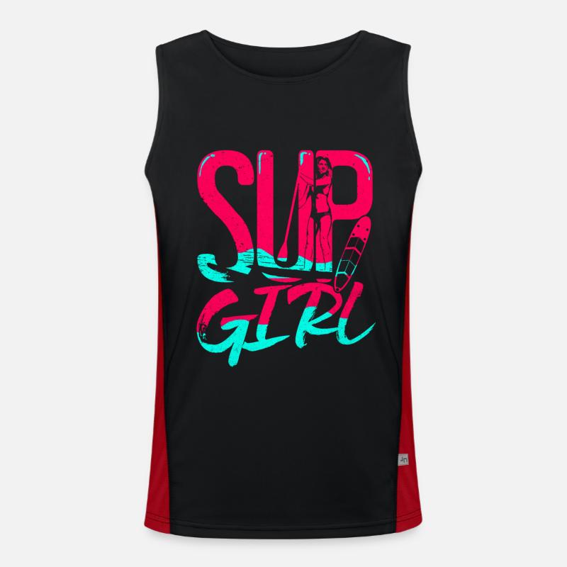 Stand Up Paddle Men's Functional Contrast Tank Top 