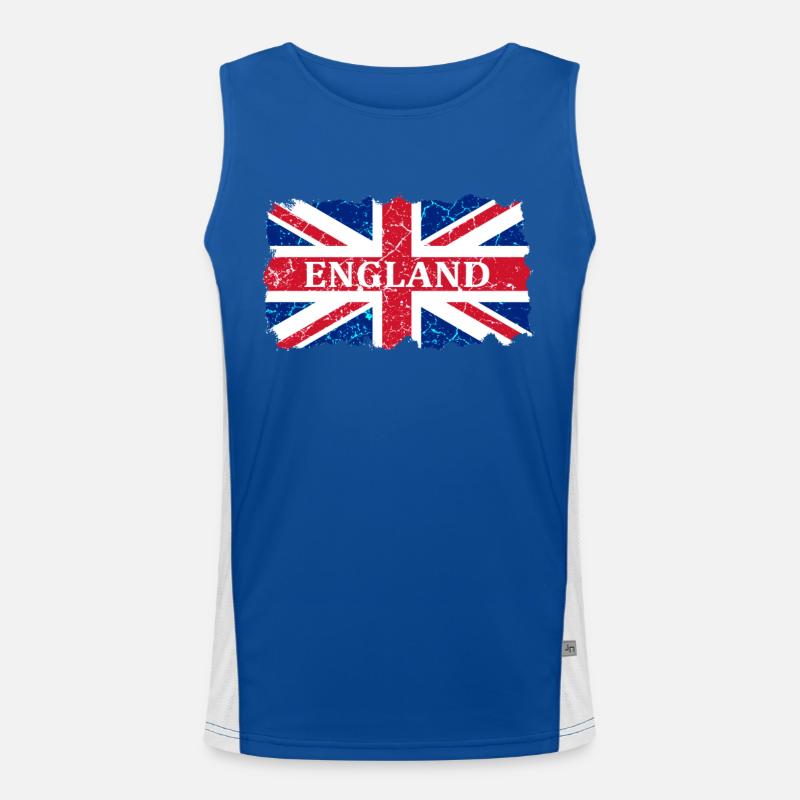 Drapeau angleterre Débardeur respirant contrasté Homme 