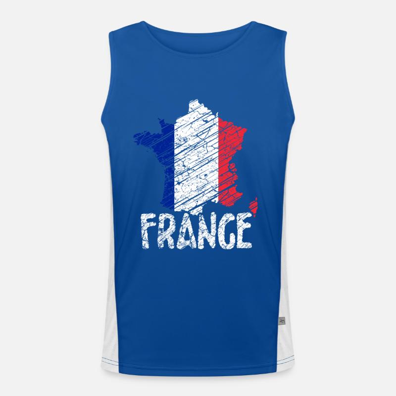 France Paris Débardeur respirant contrasté Homme 