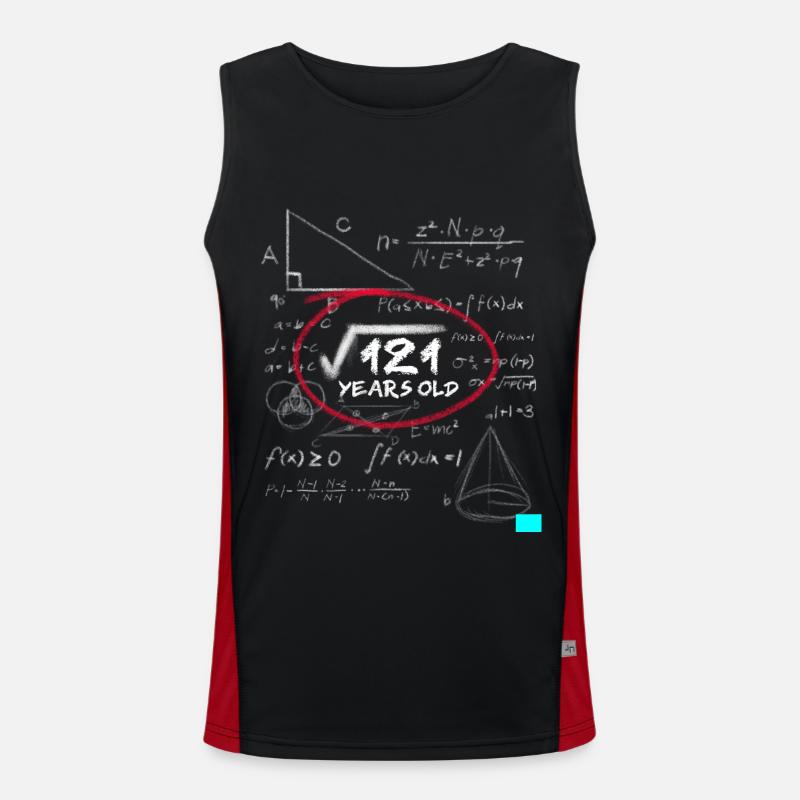 11ème anniversaire Nerd Math Calcul racine Débardeur respirant contrasté Homme 