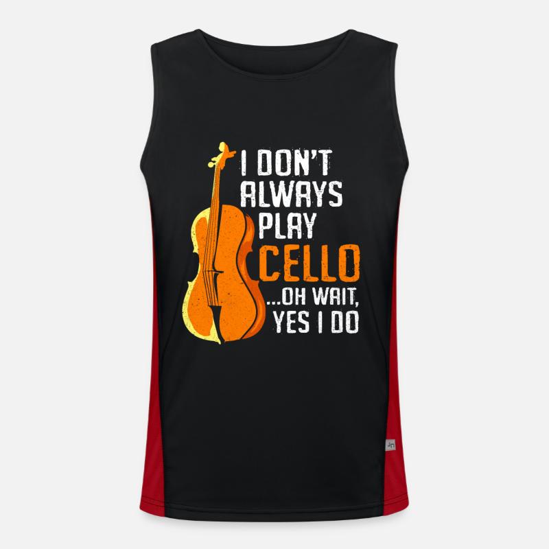 Cello Funktionelles Kontrast-Tank Top für Männer 
