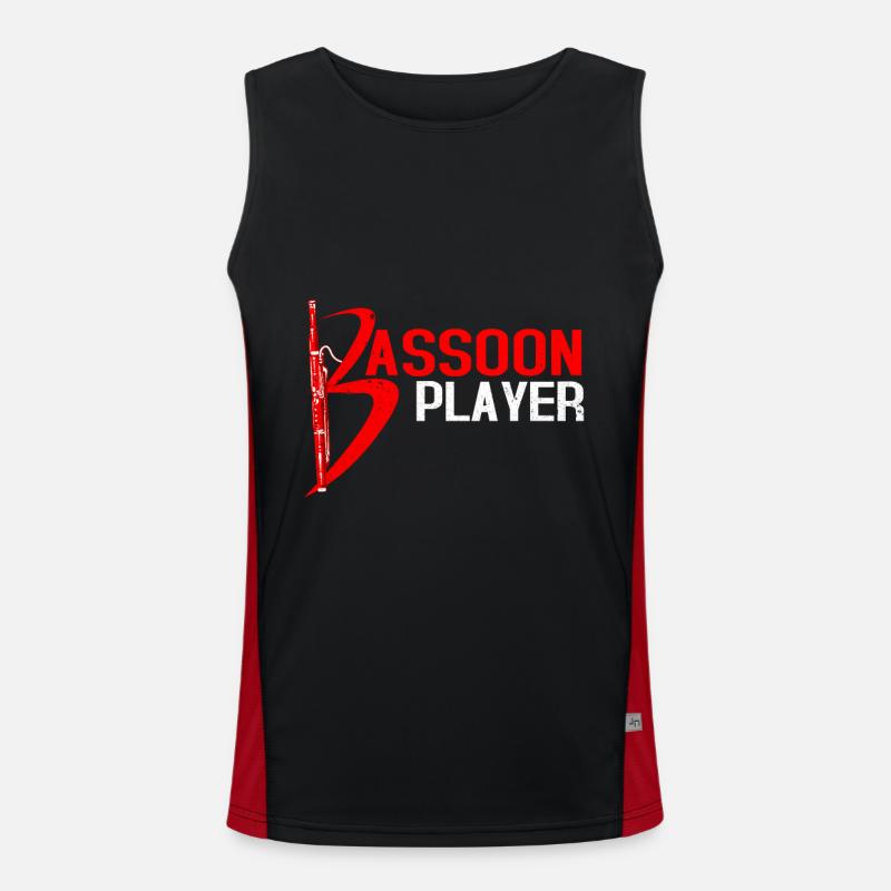 Fagott Funktionelles Kontrast-Tank Top für Männer 