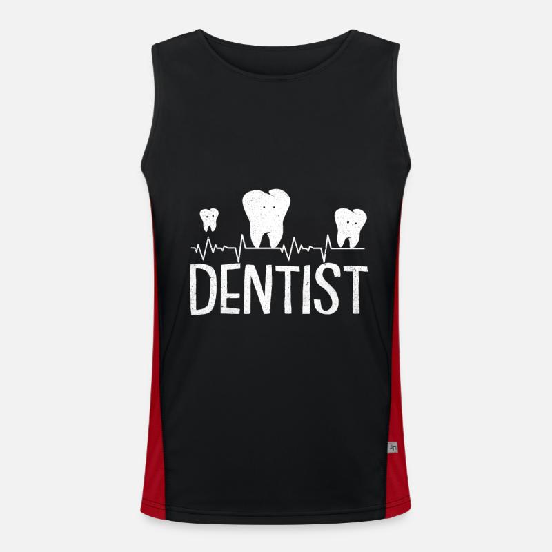 Dentiste Débardeur respirant contrasté Homme 