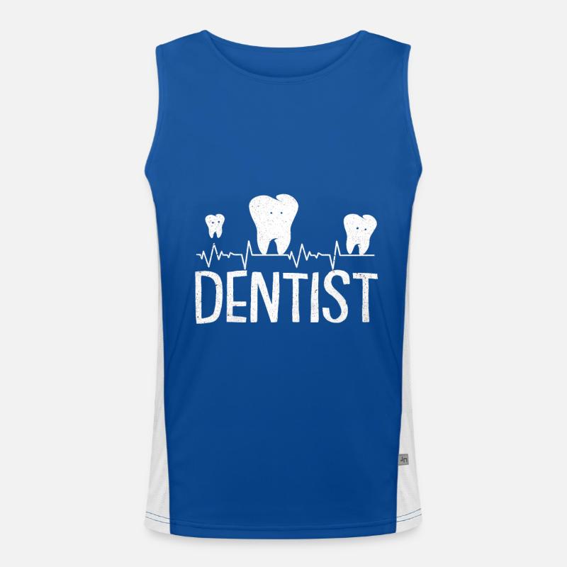 Dentiste Débardeur respirant contrasté Homme 