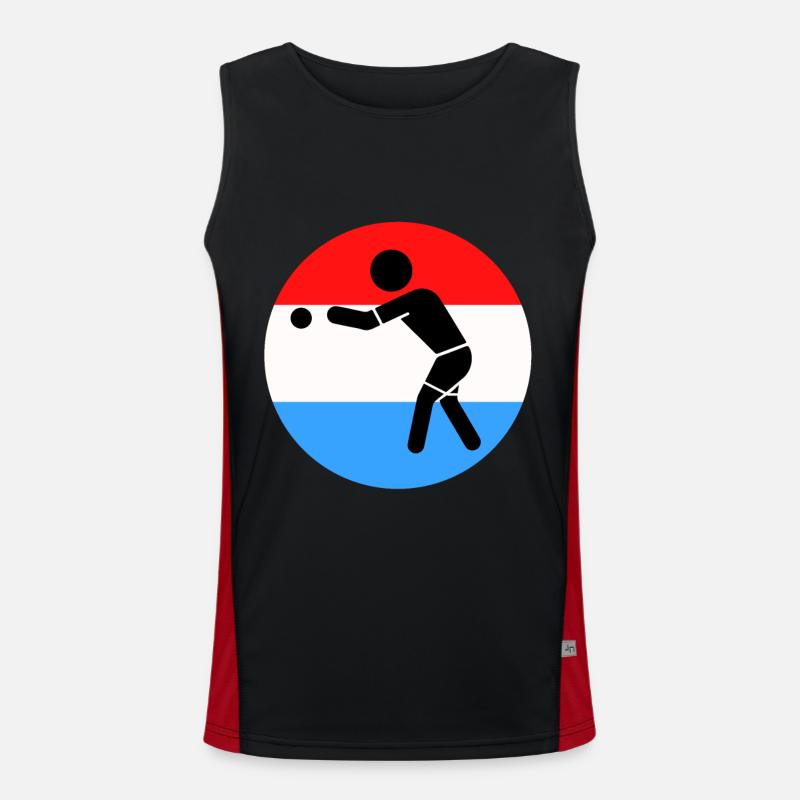 Pétanque Men's Functional Contrast Tank Top 