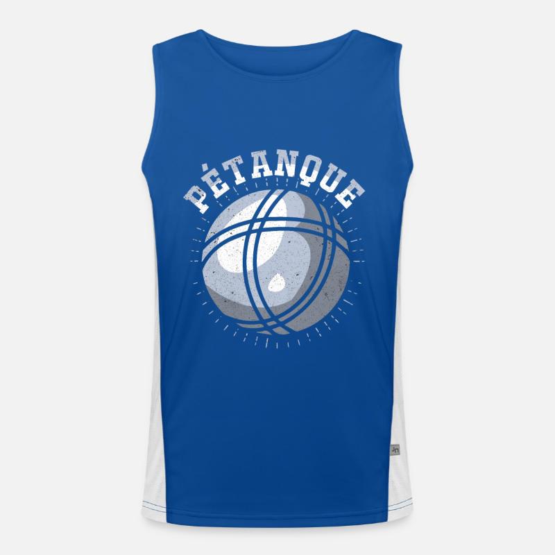 Pétanque Men's Functional Contrast Tank Top 
