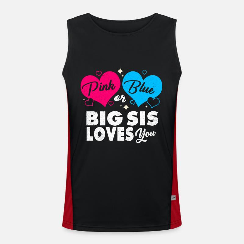 Pregnancy Men's Functional Contrast Tank Top 