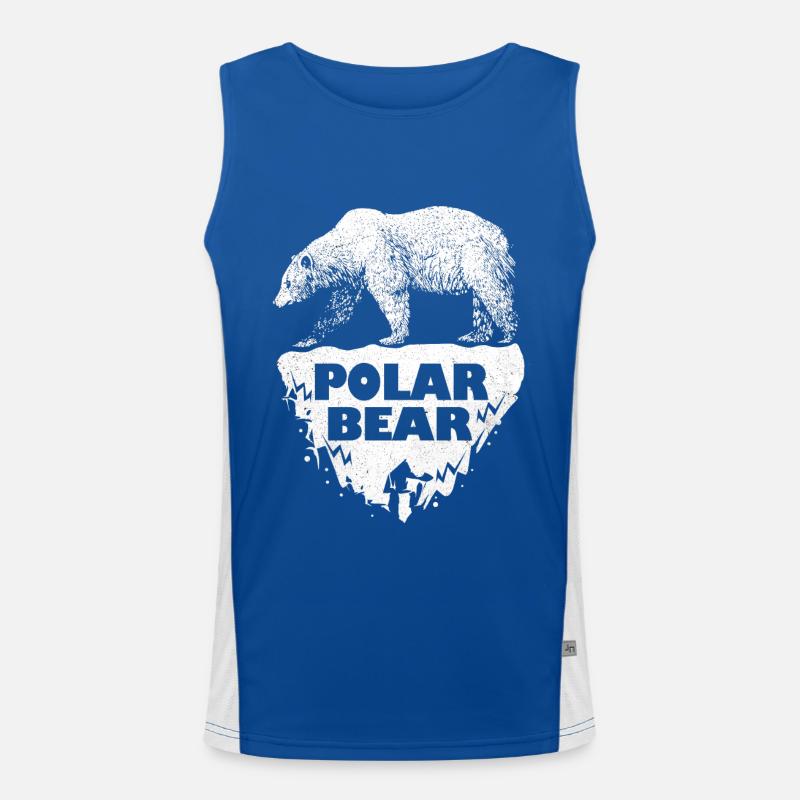 Eisbär Funktionelles Kontrast-Tank Top für Männer 
