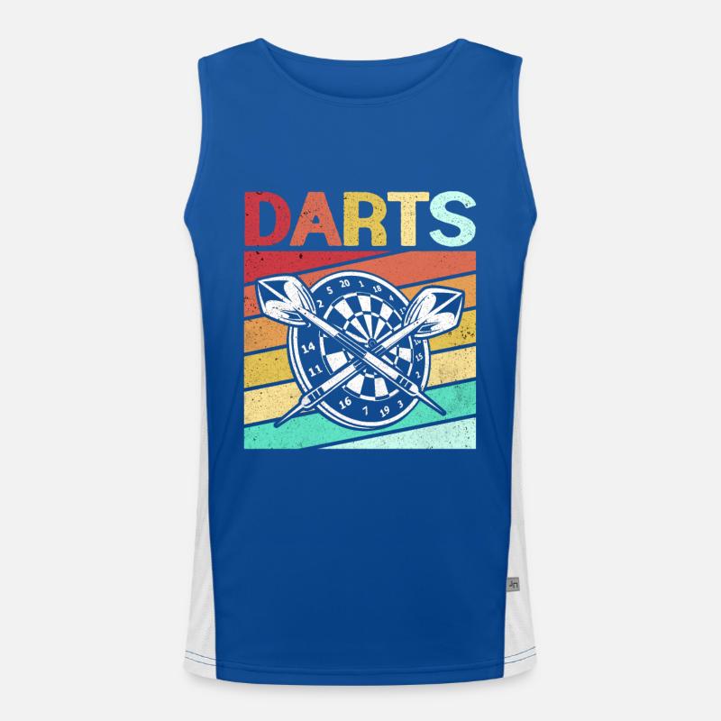 Dart Funktionelles Kontrast-Tank Top für Männer 