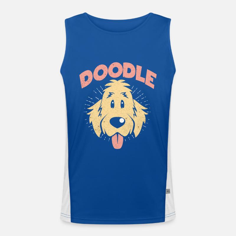 Doodle Men's Functional Contrast Tank Top 