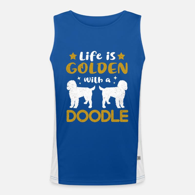 Doodle Men's Functional Contrast Tank Top 