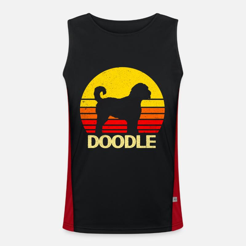 Doodle Men's Functional Contrast Tank Top 