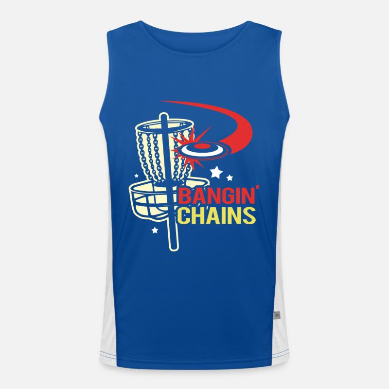 Frisbee Golf Disc golf throwing disc Ultimate Frolf Men's Functional Contrast Tank Top 