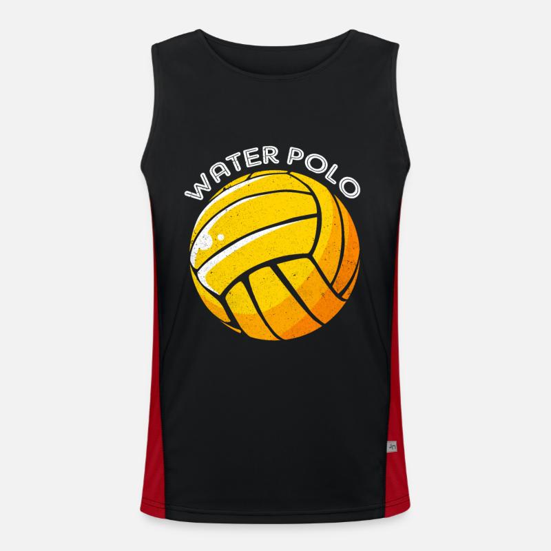 water polo Men's Functional Contrast Tank Top 