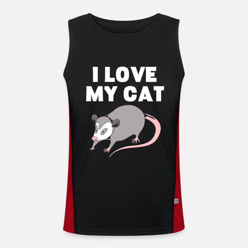 possum Men's Functional Contrast Tank Top 