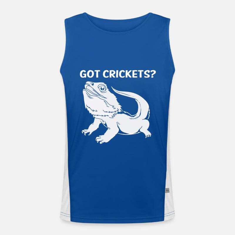 Bearded Dragon Bartagame Funktionelles Kontrast-Tank Top für Männer 