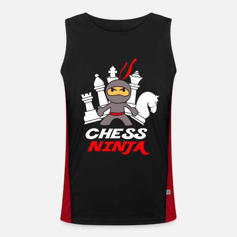Ninja d'échecs Débardeur respirant contrasté Homme 