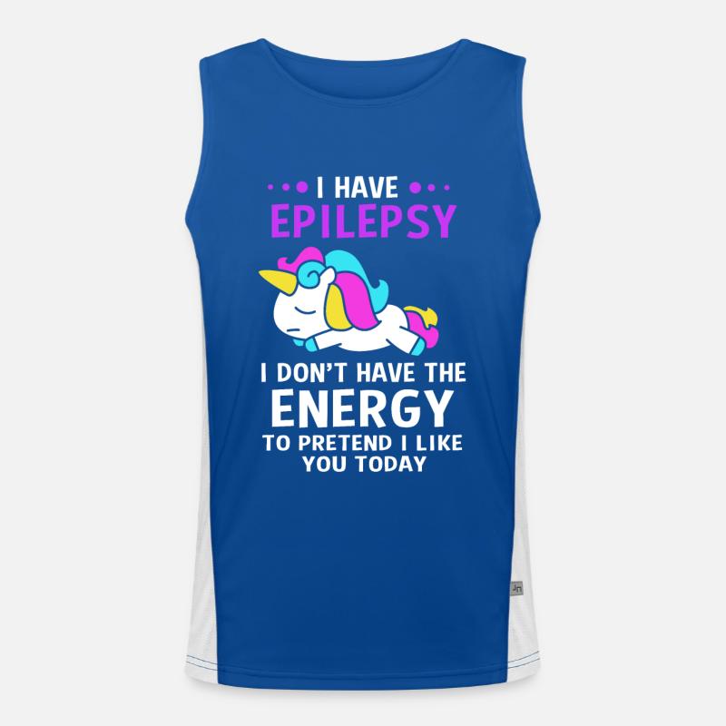 epilepsy Men's Functional Contrast Tank Top 