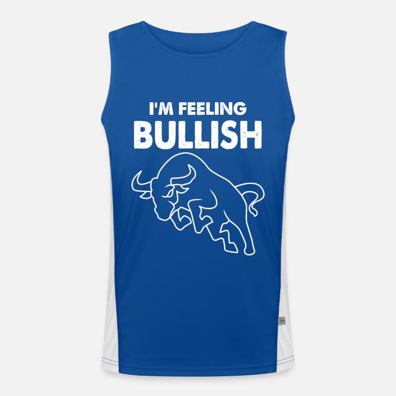 stock exchange Men's Functional Contrast Tank Top 