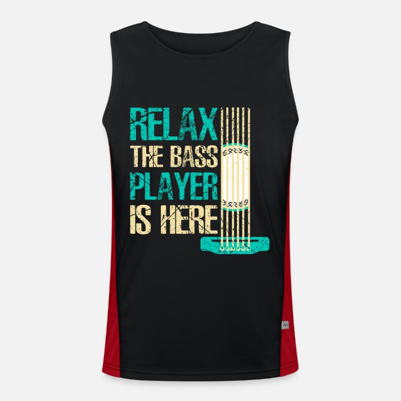 Bass Players Men's Functional Contrast Tank Top 