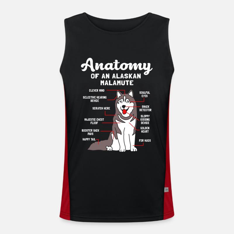 Malamute Débardeur respirant contrasté Homme 