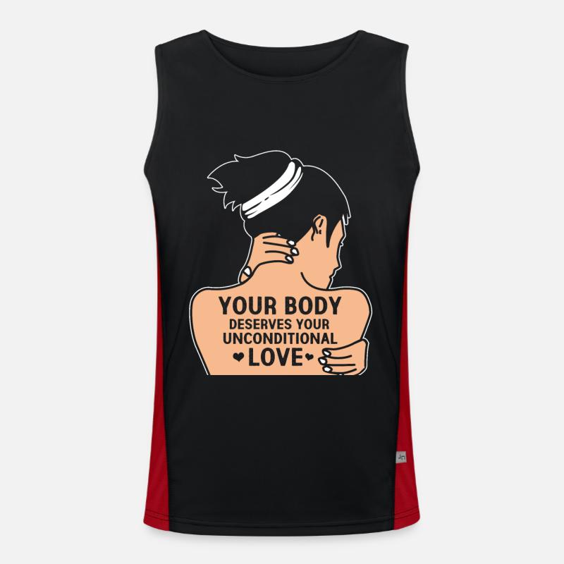 Depression Deppressive Psyche Therapy Bipolar Men's Functional Contrast Tank Top 