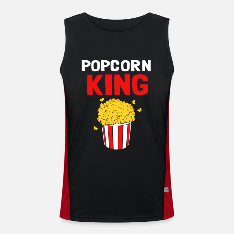 Popcorn Roi Débardeur respirant contrasté Homme 