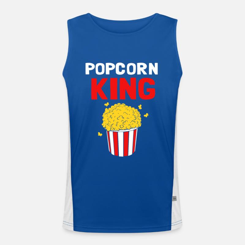Popcorn King Men's Functional Contrast Tank Top 