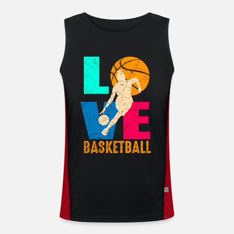 Basket-ball filles Débardeur respirant contrasté Homme 