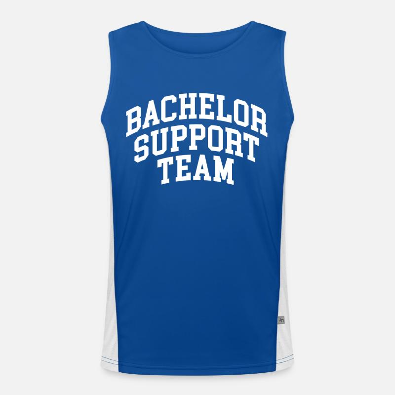 SUPPORT TEAM Men's Functional Contrast Tank Top 