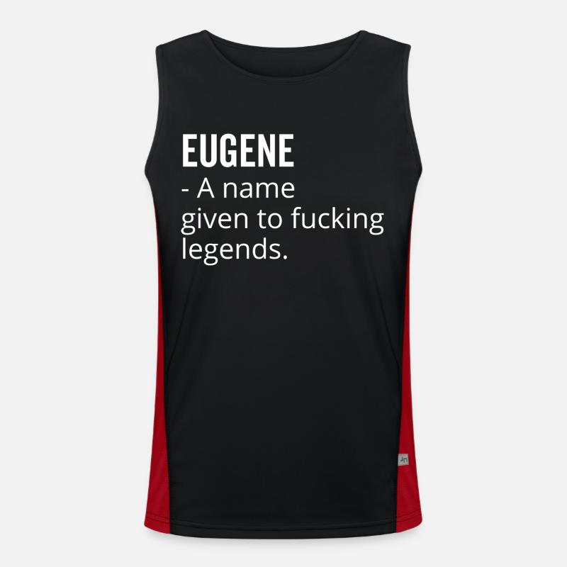 Eugene ein Name, der den verdammten Legenden gegeben wurde Funktionelles Kontrast-Tank Top für Männer 