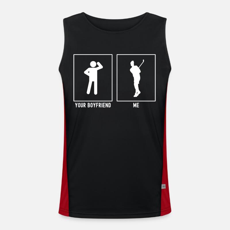 Your Friend - Me - Golf Fore Men's Functional Contrast Tank Top 