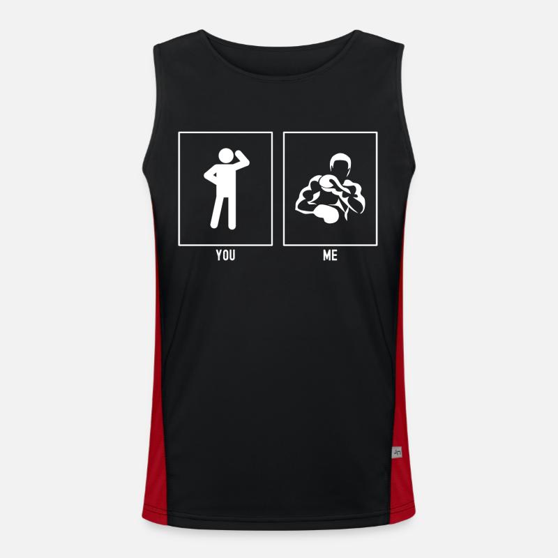 Vous - Moi - Boxing Block Débardeur respirant contrasté Homme 