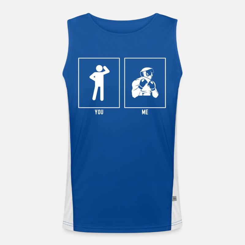Vous - Moi - Boxe Débardeur respirant contrasté Homme 