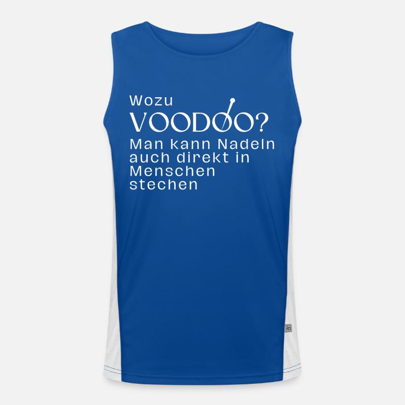 Wozu Voodoo? Funktionelles Kontrast-Tank Top für Männer 