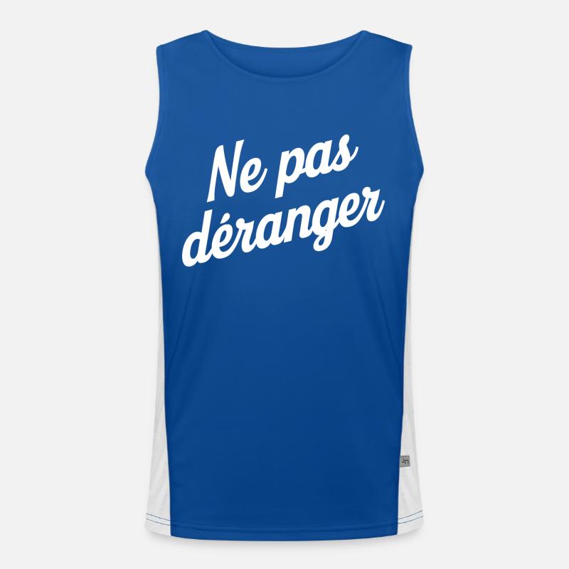 Ne pas déranger Débardeur respirant contrasté Homme 