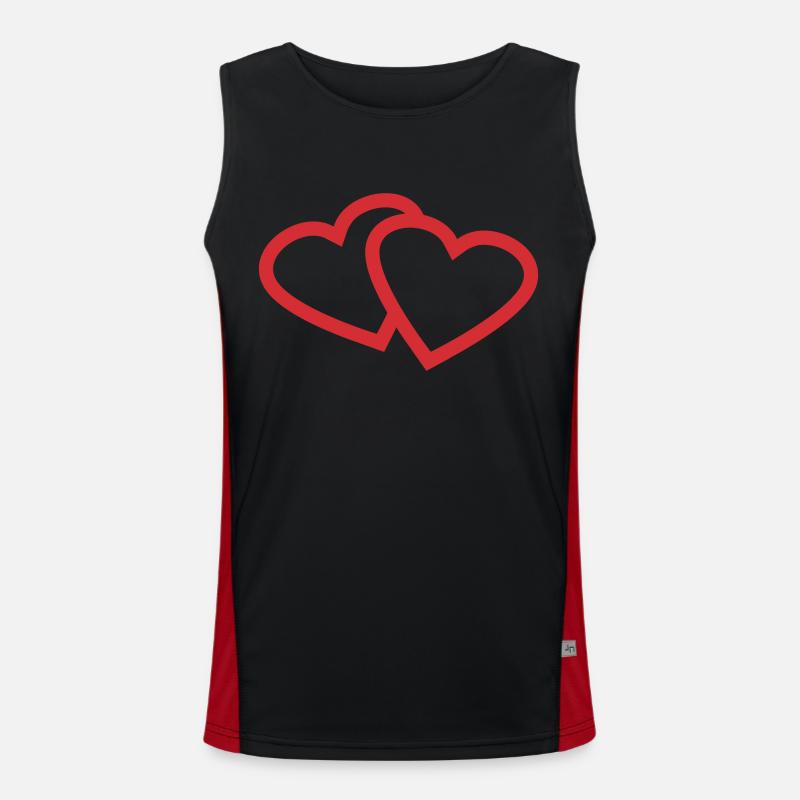amour Débardeur respirant contrasté Homme 