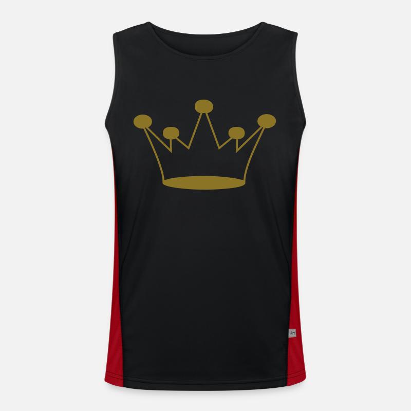Crown Men's Functional Contrast Tank Top 